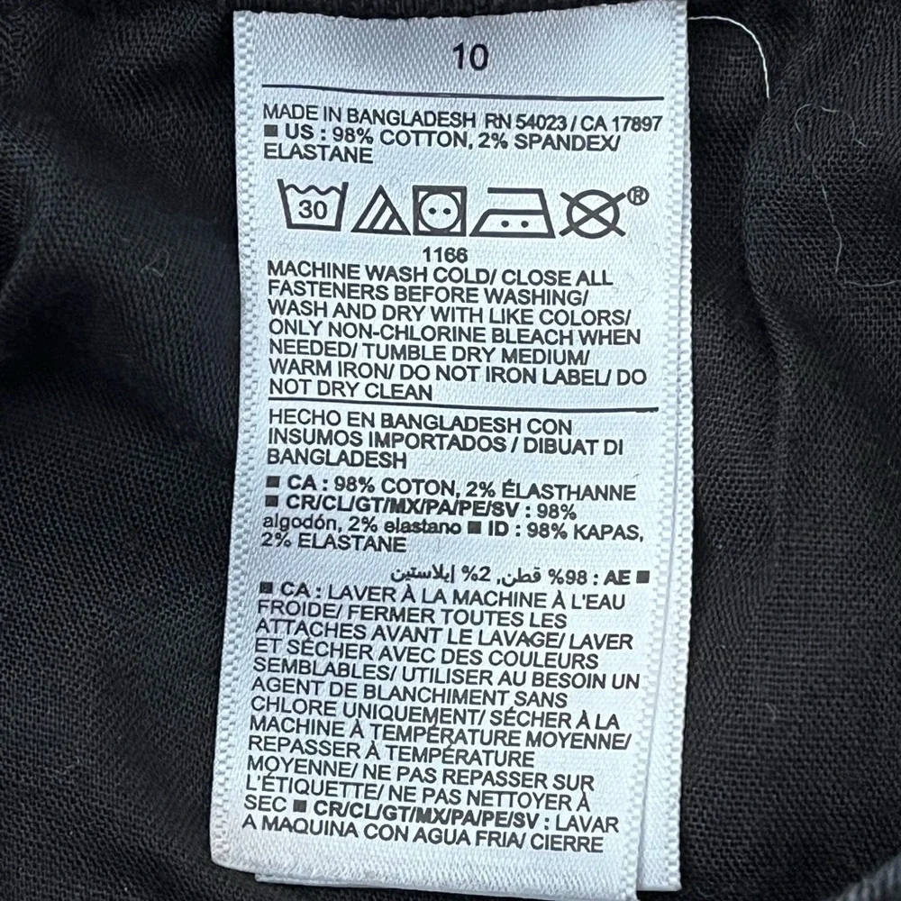 Boys’ Old Navy Black Straight Jeans Size 10